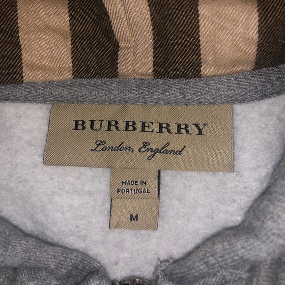 Burberry Zip Hooded Sweatshirt - Picture 5 of 10